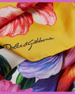 Tuch aus Seiden-Twill Multicolor