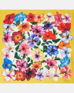 Tuch aus Seiden-Twill Multicolor