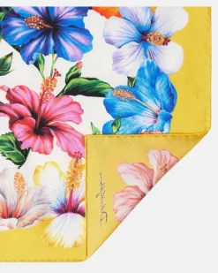 Tuch aus Seiden-Twill Multicolor