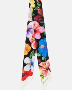 Tuch aus Seiden-Twill Multicolor