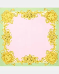Tuch aus Seiden-Twill Rosa