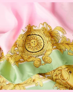 Tuch aus Seiden-Twill Rosa