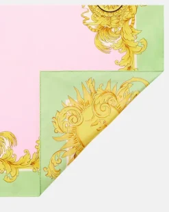 Tuch aus Seiden-Twill Rosa