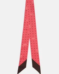 Tuch aus Seiden-Twill Rosa
