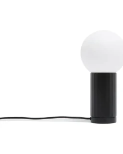 Turn On Lampe in Zylinderform - Schwarz