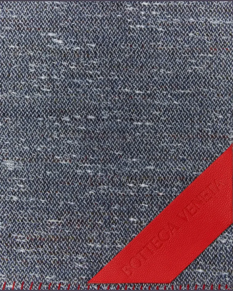 Tweed-Decke-Blau - Unisex