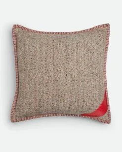 Tweed-Kissen-Braun - Unisex