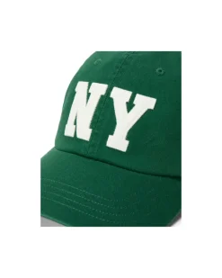Twill-Baseballkappe mit „NY“-Aufnäher Green