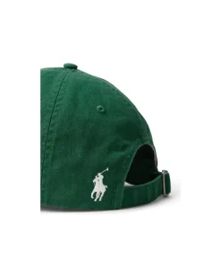 Twill-Baseballkappe mit Wappenstickerei Green