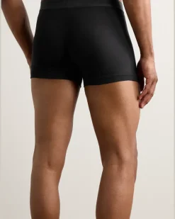 Two-Pack Stretch-Cotton Jersey Boxer Briefs Black