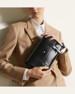 Umhängetasche aus Meisterstück Leder - Schwarz - Leder - MB129670 - Messenger Bags