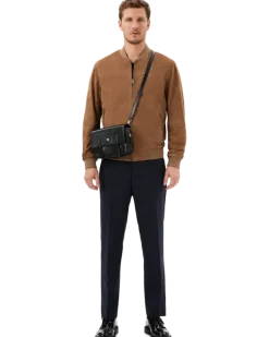 Umhängetasche aus Meisterstück Leder - Schwarz - Leder - MB129670 - Messenger Bags