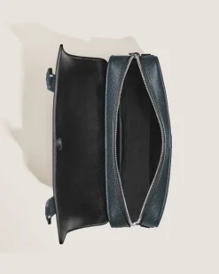 Umhängetasche aus Sartorial Leder - Tweed-Blau - Leder - MB220423 - Messenger Bags