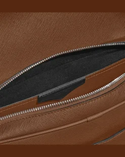 Umhängetasche aus Sartorial Leder - Rehbraun - Leder - MB220424 - Messenger Bags