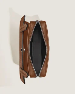 Umhängetasche aus Sartorial Leder - Rehbraun - Leder - MB220424 - Messenger Bags