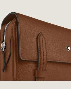 Umhängetasche aus Sartorial Leder - Rehbraun - Leder - MB220424 - Messenger Bags