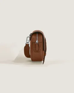 Umhängetasche aus Sartorial Leder - Rehbraun - Leder - MB220424 - Messenger Bags