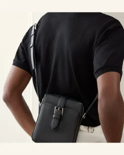 Umhängetasche Bedford aus Kalbsleder Black