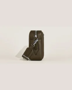 Umhängetasche Montblanc Companion - Khaki - Leder - MB220210 - Messenger Bags