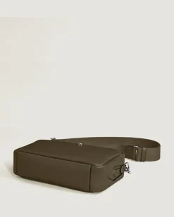 Umhängetasche Montblanc Companion - Khaki - Leder - MB220210 - Messenger Bags