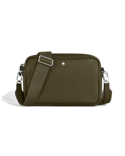 Umhängetasche Montblanc Companion - Khaki - Leder - MB220210 - Messenger Bags