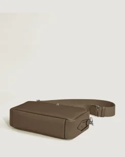 Umhängetasche Montblanc Companion - Haselnussbraun - Leder - MB220209 - Messenger Bags