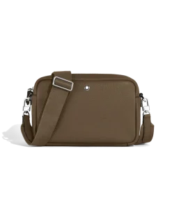 Umhängetasche Montblanc Companion - Haselnussbraun - Leder - MB220209 - Messenger Bags