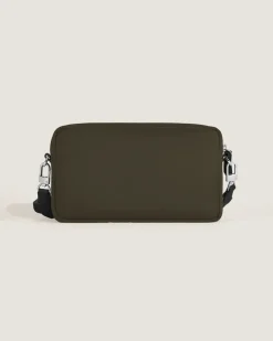 Umhängetasche Montblanc Panorama - Khaki - Stoff und Leder - MB222909 - Messenger Bags