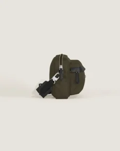 Umhängetasche Montblanc Panorama - Khaki - Stoff und Leder - MB222909 - Messenger Bags