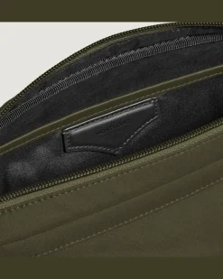 Umhängetasche Montblanc Panorama - Khaki - Stoff und Leder - MB222909 - Messenger Bags