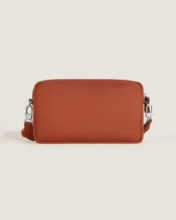 Umhängetasche Montblanc Panorama - Bauxite - Stoff und Leder - MB222911 - Messenger Bags