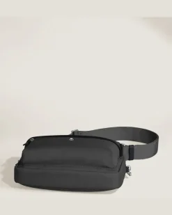 Umhängetasche Montblanc Panorama - Schwarz - Stoff und Leder - MB222907 - Messenger Bags