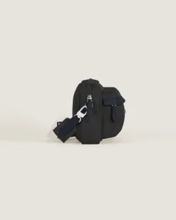 Umhängetasche Montblanc Panorama - Schwarz - Stoff und Leder - MB222907 - Messenger Bags