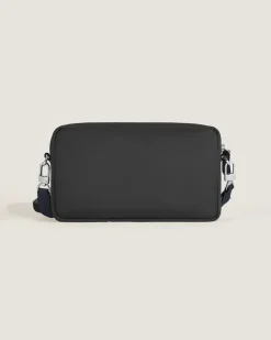 Umhängetasche Montblanc Panorama - Schwarz - Stoff und Leder - MB222907 - Messenger Bags