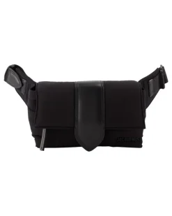 Unisex Belt Bag Black Calfskin