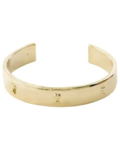 Unisex Hammered Ami De Coeur Bracelet - Paris Metal Gold Jewelry-Watches Bracelets