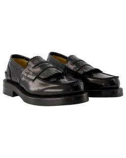 Unisex Leather Calfskin Loafer Black