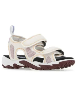Unisex Multicolor Mesh Colour-Block Sandal Fabric