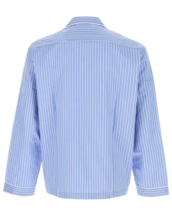Unisex Pyjamas Shirt Blue Organic Cotton