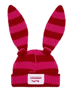 Unisex 062130209-Red Beanie Pink Wool