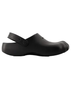 Unisex Sunday Slipper Black Synthetic