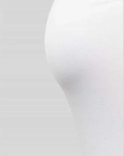 Unterkleid mit V-Ausschnitt Offwhite