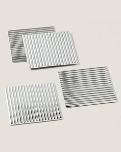 Untersetzer-Geschenkset Thorpe Silver