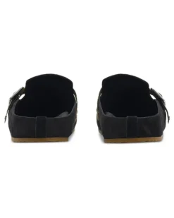 Urchin Clogs aus Wildleder - Schwarz