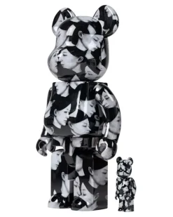 Us In Me BE@RBRICK 100% und 400% Figuren-Set - Schwarz