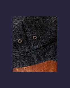 Utility-Kappe aus indigoblauem Denim Blue
