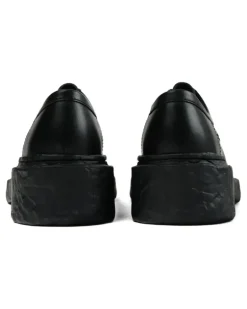 Vamonos Plateau-Schnürschuhe - Schwarz
