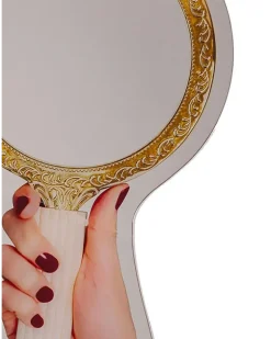 Vanity Spiegel aus Glas - Mehrfarbig