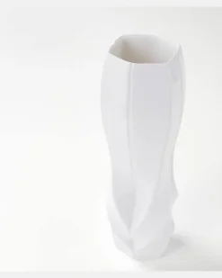 Vase Braid Medium Weiß
