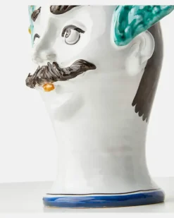 Vase Cacti Man Multicolor